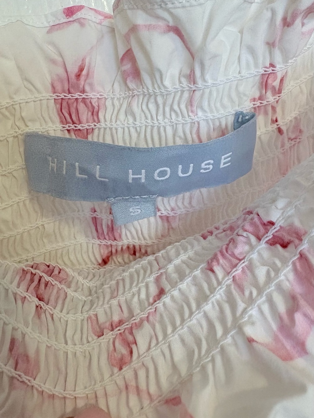 Hill House Home Nesli Nap Dress in Rose Botanical Small - Picture 4 of 5